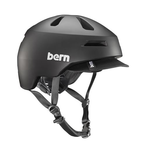 Bern Brentwood 2.0 Sporthelm Mat Zwart met klep Maat M