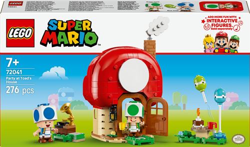 Lego Fête chez les Toads Super Mario - vue 2