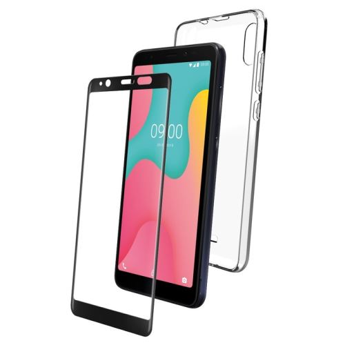 Pack de protection Wiko Coque souple transparente + Verre trempé pour Y 60