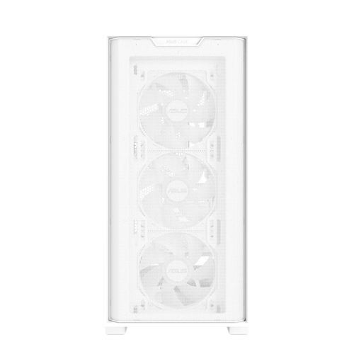 Boitier PC ASUS A21 PLUS mini tour blanc ARGB avec panneau latéral verre trempé