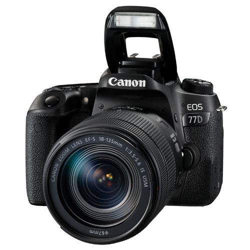Appareil Photo Reflex Canon Eos 77D + Objectif 18-135Mm F/3,5-5,6 Is