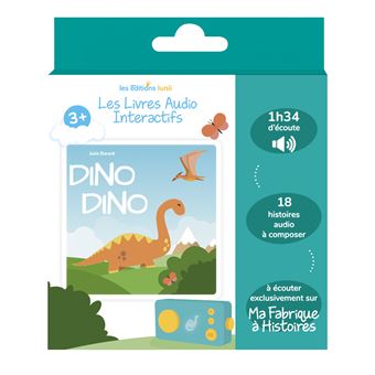 Conteuse d’histoires Lunii Coffret Album Dino Dino