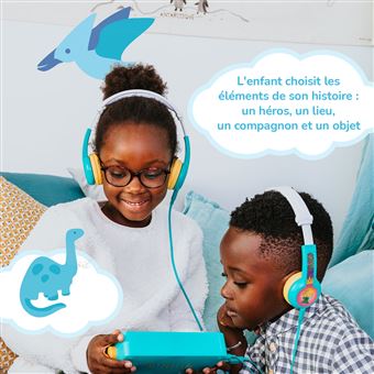 Lunii Coffret Dino Dino Livre audio interactif dès 3 ans à écouter sur Ma  Fabrique à Histoires - Livre interactif - Achat & prix
