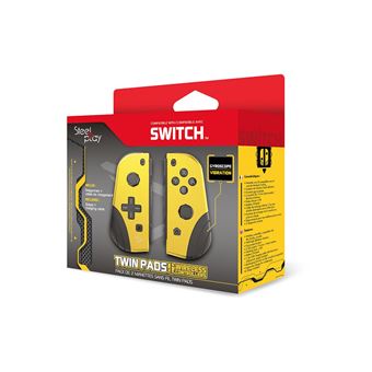 Pack 2 manettes sans fil Steelplay pour Nintendo Switch Jaune