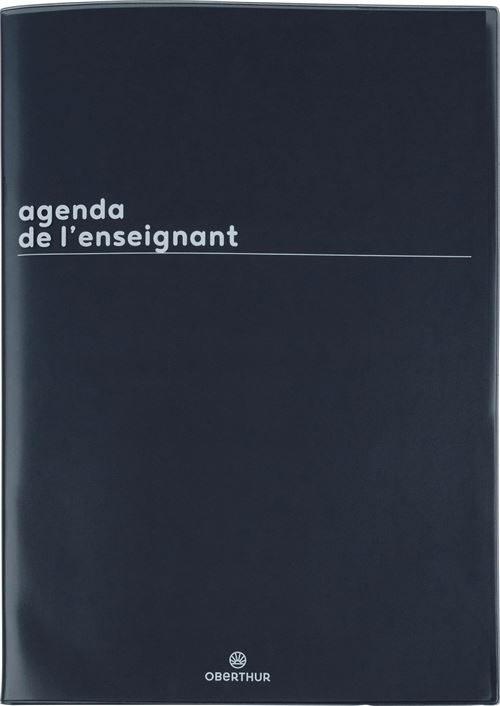 Agenda scolaire Oberthur Enseignant PEFC Boréal Noir