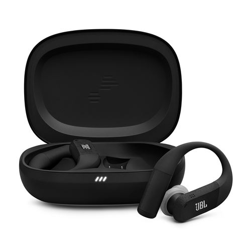 Ecouteurs sans fil JBL Endurance Peak 4 avec réduction active du bruit Noir et Gris