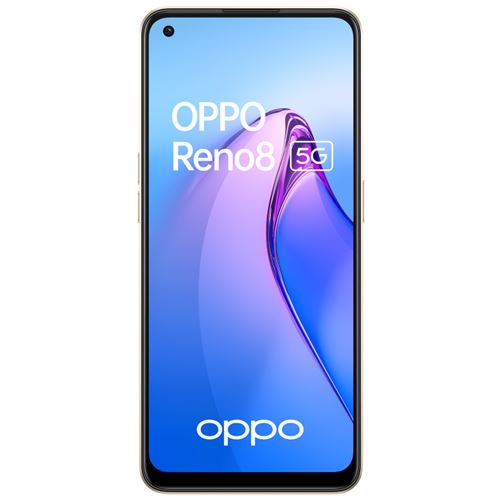 Smartphone Oppo Reno 8 6,43"" 5G Double nano SIM 256 Go Or Chatoyant État correct - Oppo reconditionné disponible sur Fnac