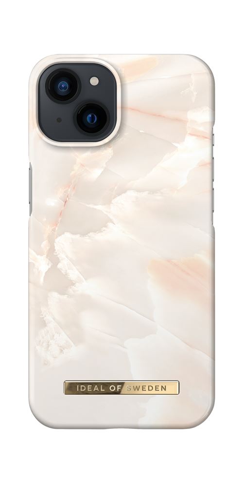 Coque iPhone 14 Rose Pearl Marble