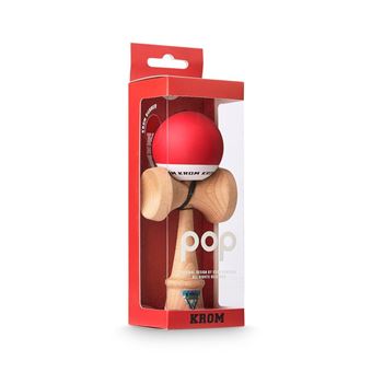 Jeu de plein air Krom Kendama Pop Rouge