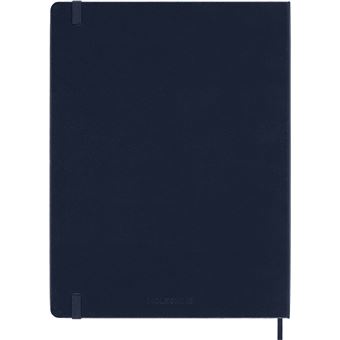 Agenda scolaire Moleskine 2022 2023 Semainier très grand format Rigide Bleu Saphir