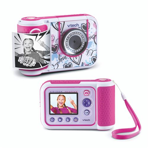 Appareil photo enfant Vtech KidiZoom Print Cam Rose - Vtech