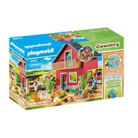 Lot Playmobil écurie Et Ferme - Bâtiment Ranchs Et Accessoires, Occasion