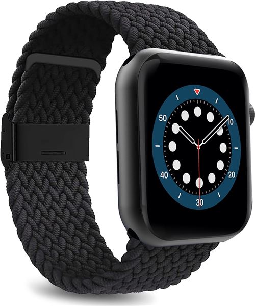 Sbs Noir Bracelet Loop Pour Apple Watch - Image 2