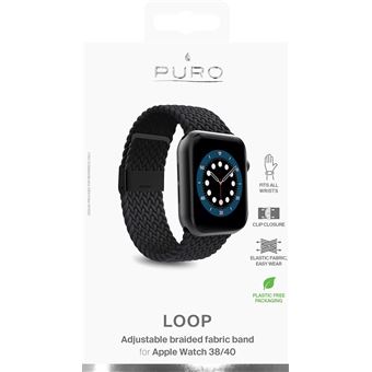 Bracelet Loop pour Apple Watch 38-41mm Puro Noir