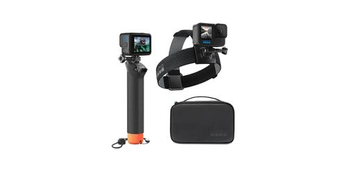 GoPro Adventure Kit - 3.0 - kit de fixation de caméra d'action - pour HERO; HERO10; HERO11; HERO5; HERO5 Session; HERO6; HERO7; HERO8; HERO9