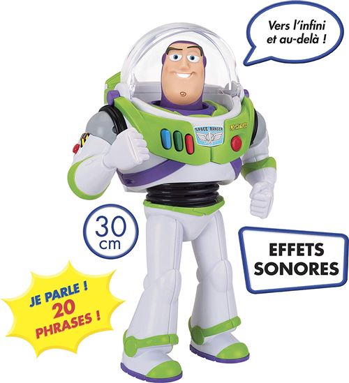 Figurine Lansay Buzz L Eclair Parlant 30 Cm Peluche Interactive Achat Prix Fnac