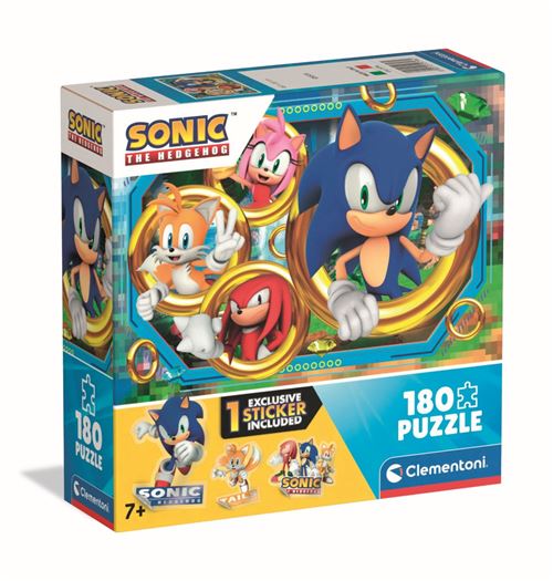Puzzle 180 Pièces Clementoni Sonic