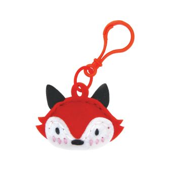 Porte-clés fait à main Renard Fnac Kids Rouge et Noir