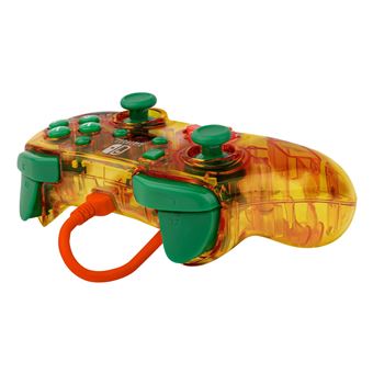 Manette filaire Pdp Rock Candy Lemon Bomb Bowser pour Nintendo Switch Jaune et vert