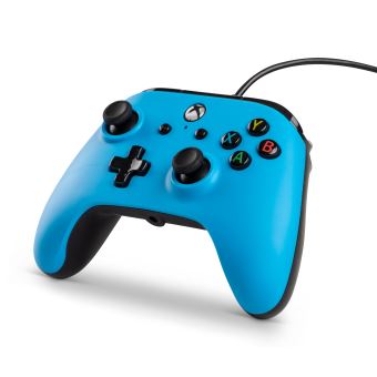 Manette Xbox One filaire PowerA Bleu