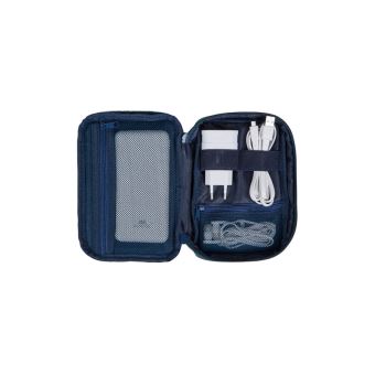 Housse rangement Riva Case Antishock Bleu pour batterie, chargeur et câbles  - Coque et étui téléphone mobile - Achat & prix
