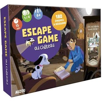 Jeu de société Auzou Escape Game au château