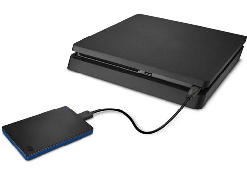 SEAGATE - Disque dur externe pour PS4 2 To noir