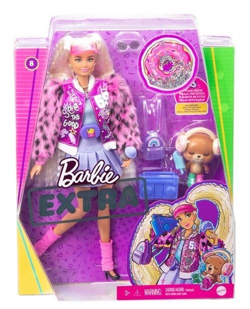 Poupée Barbie Extra Ourson à Rollers