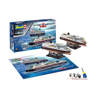 Coffret de 2 maquettes Revell 125 Ans Hurtigruten