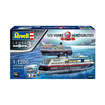 Coffret de 2 maquettes Revell 125 Ans Hurtigruten