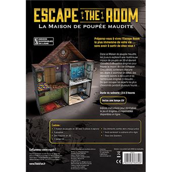 Jeu de stratégie Ravensburger Escape the Room La maison de poupée maudite