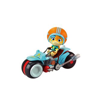 Figurine Lampo Smoby 44 Chats Les Véhicules Buffy avec sa moto