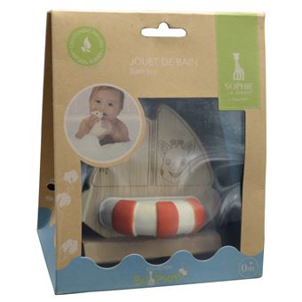 Jeu d'éveil Sophie La Girafe Bateau Rubber&Wood
