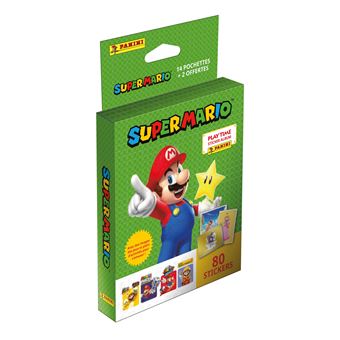 Panini Super Mario Trading Card Blister met 13 sleeves en 1 gratis sleeve Panini Super Mario Trading Card Blister met 13 sleeves en 1 gratis sleeve