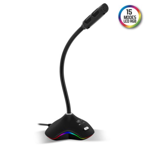 Spirit Of Gamer EKO300 - Microfoon - USB - zwart