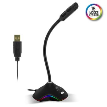 Spirit Of Gamer EKO300 - Microphone - USB - noir