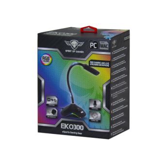 Spirit Of Gamer EKO300 - Microphone - USB - noir