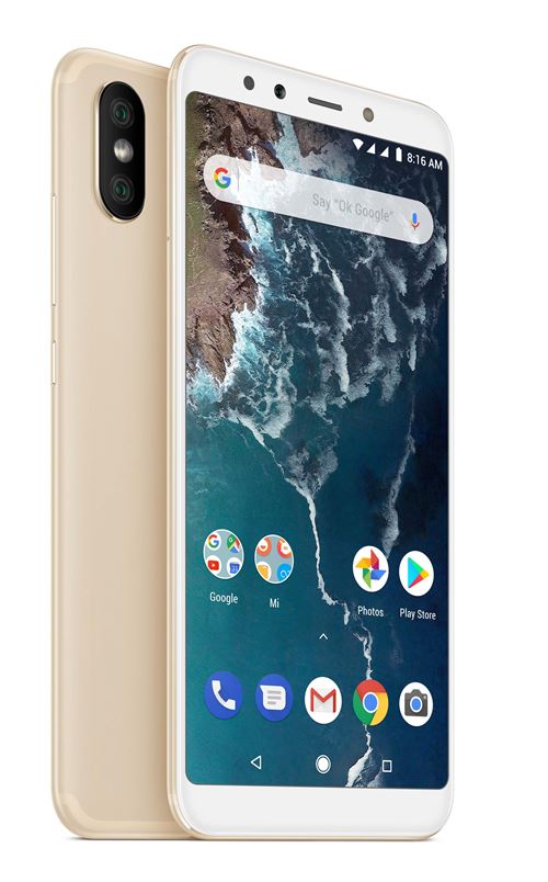 Smartphone Xiaomi Mi A2 Double SIM 32 Go Or