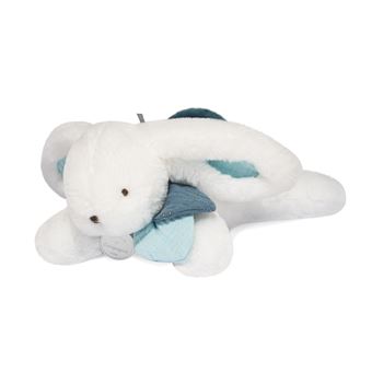 Doudou Lapin blanc Doudou et Compagnie Happy Pop Pantin Pompon Paon