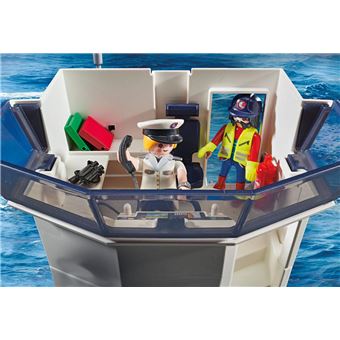 Playmobil City Action 70769 Grand cargo avec bateau de douaniers