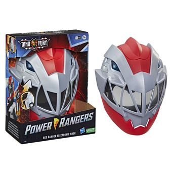 Réplique Power Rangers Dino Fury Masque électronique Ranger Rouge