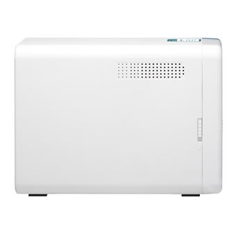 Serveur NAS Qnap TS-251D-4G 2 Baies 4 Go Blanc et bleu