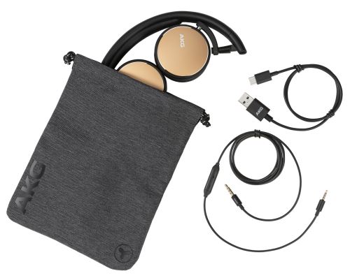 Casque Sans fil Samsung AKG Y400 Rose Or Bluetooth