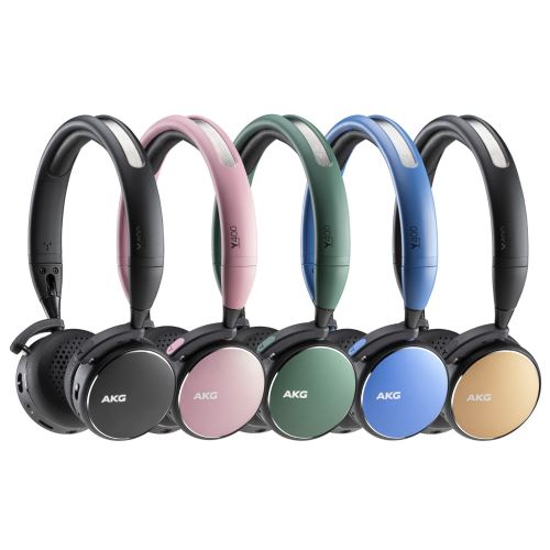 Casque Sans fil Samsung AKG Y400 Rose Or Bluetooth Casque audio