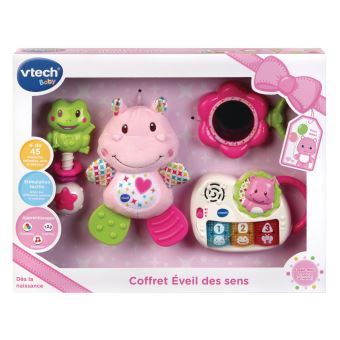 Coffret naissance Vtech Baby Eveil des sens Rose