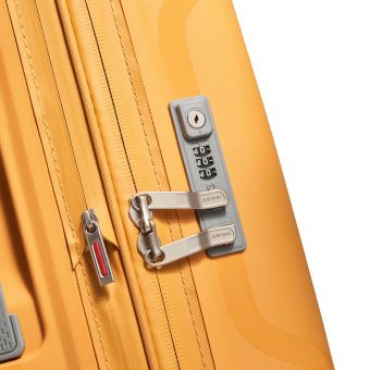 Valise extensible à 4 roues Delsey Clavel Taille L 70 cm Jaune