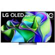 TV OLED Evo LG OLED77C3 195 cm 4K UHD Smart TV Noir et Argent