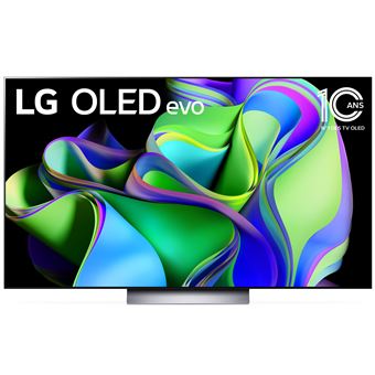 TV OLED Evo LG OLED77C3 195 cm 4K UHD Smart TV Noir et Argent - 1