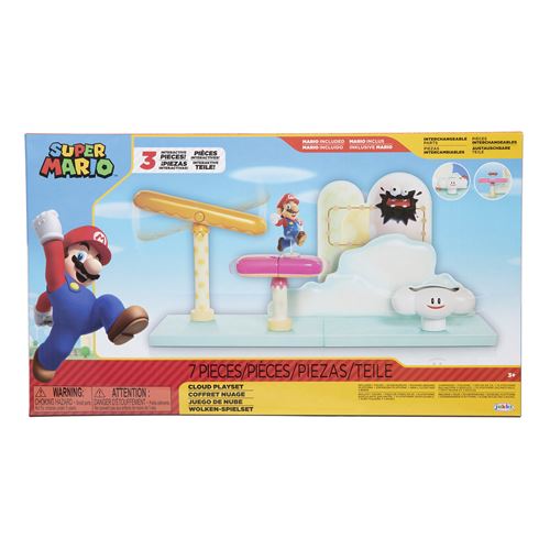 Playset Figurines Super Mario Thème dans les airs