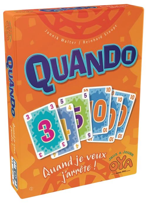 Jeu D'Ambiance Oya Quando – 2+ Joueurs, 5+ Ans